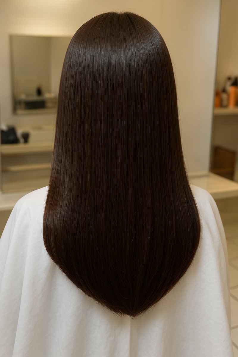 秋の乾燥で広がる髪に うねりを整えてつや髪へ(ヘアスタイルのイメージ)
