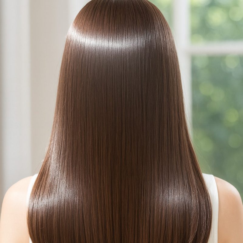 Glossy hair that won't lose to winter dryness