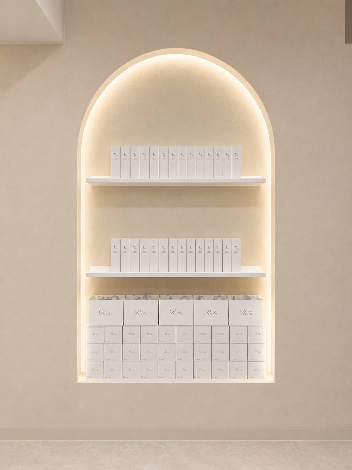 S.grace 梅田店 物販シェルフ