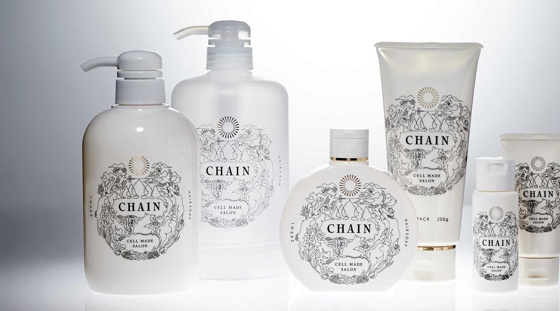 CHAIN CHAIN ヘアソープ&ヘアパック セットの写真